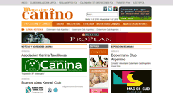 Desktop Screenshot of magazinecanino.com